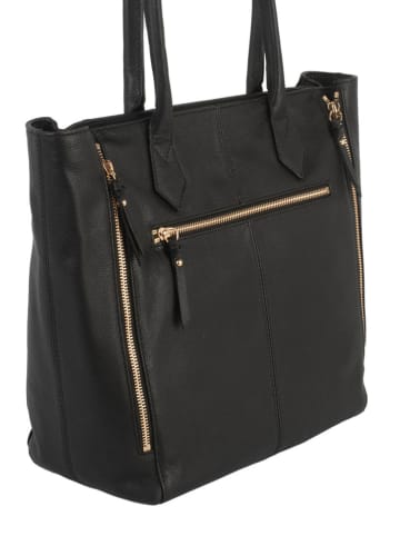 CXL by Christian Lacroix Leder-Schultertasche in Schwarz - (B)40 x (H)30 x (T)15 cm