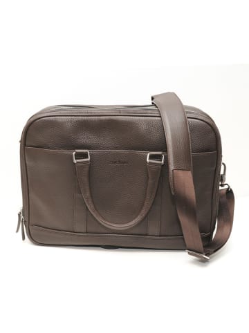 CXL by Christian Lacroix Leder-Laptoptasche in Braun - (B)41 x (H)31 x (T)10 cm