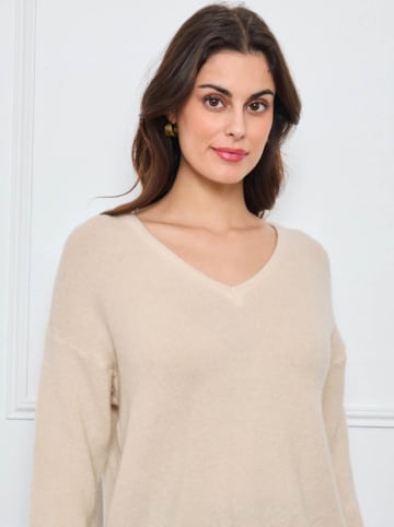 CXL by Christian Lacroix Sweter w kolorze beżowym