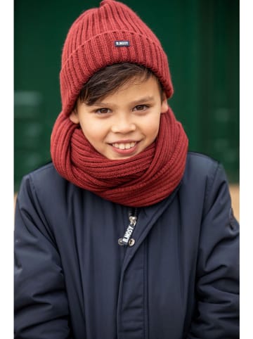 B.Nosy 2tlg.Winteraccessoires-Set in Rot