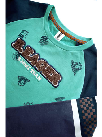 B.Nosy Sweatshirt turquoise/donkerblauw