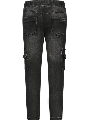 B.Nosy Bojówki w kolorze antracytowym