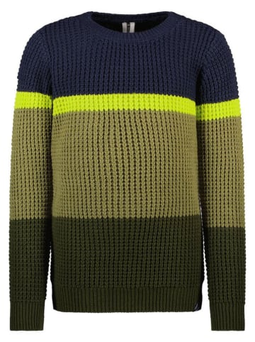 B.Nosy Pullover "Kay" in Dunkelblau/ Khaki