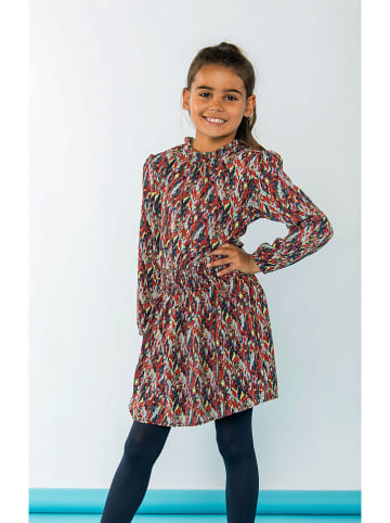 B.Nosy Jurk "Dee" bruin/lichtblauw/zwart