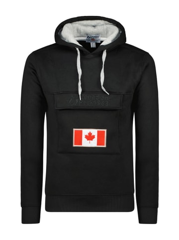 Canadian Peak Hoodie "Gadreak" in Schwarz