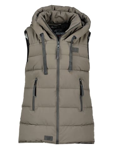 Canadian Peak Doorgestikte bodywarmer "Dolbeak" kaki
