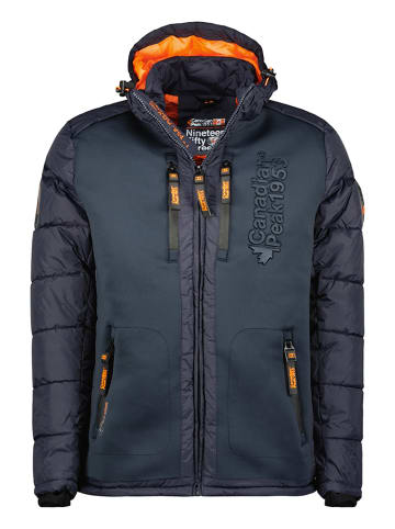 Canadian Peak Doorgestikte jas "Beachweak" donkerblauw