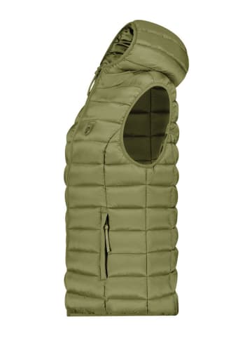 Canadian Peak Doorgestikte bodywarmer "Vakitaleak" groen