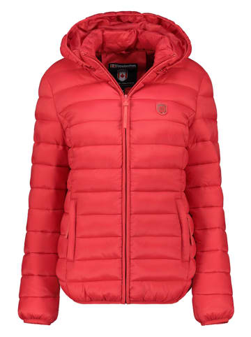 Canadian Peak Doorgestikte jas "Akitaleak" rood