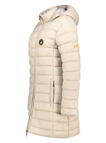 Canadian Peak Doorgestikte mantel "Atikamapeak" beige