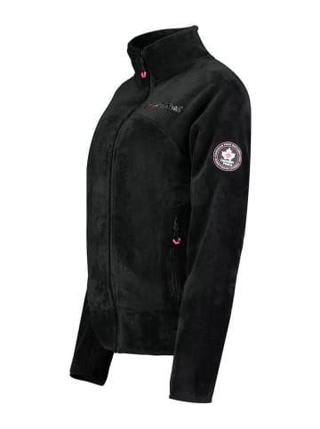Canadian Peak Fleecejacke "Udilas" in Schwarz