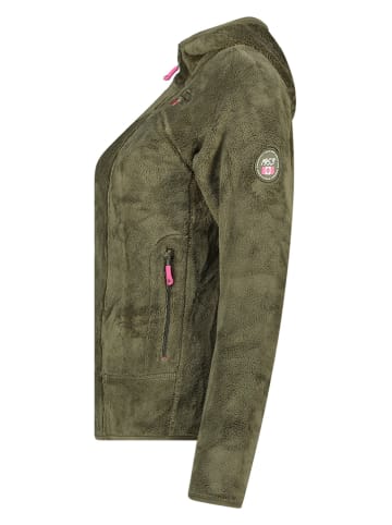 Canadian Peak Kurtka polarowa "Upaloodeak" w kolorze khaki