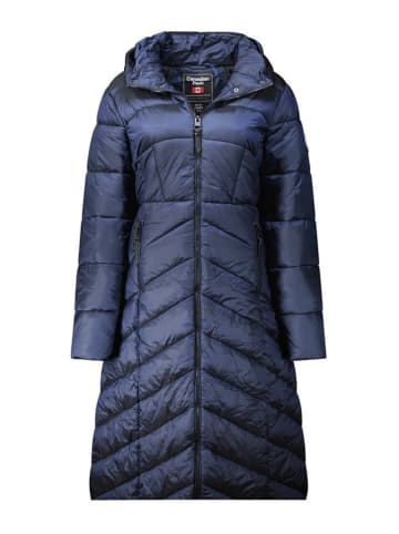 Canadian Peak Doorgestikte mantel "Blancheak" donkerblauw