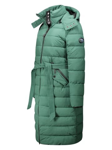Canadian Peak Płaszcz zimowy "Cabimeak" w kolorze zielonym