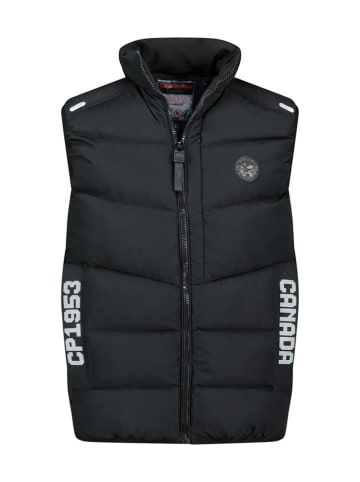 Canadian Peak Doorgestikte bodywarmer "Vincenteak" zwart