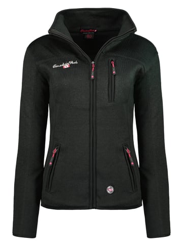 Canadian Peak Fleecejacke "Tedeneak" in Schwarz
