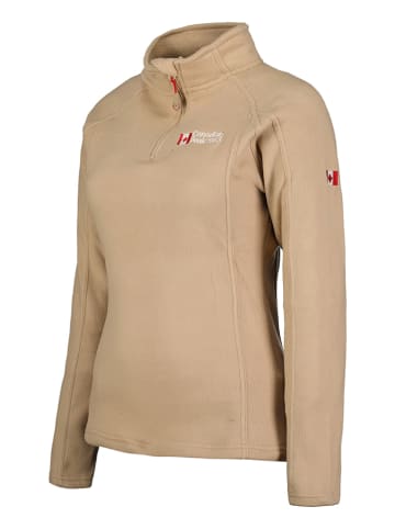 Canadian Peak Fleecepullover "Tugeak" in Beige
