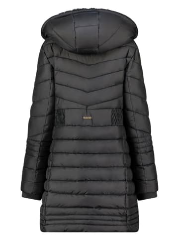 Canadian Peak Doorgestikte mantel zwart