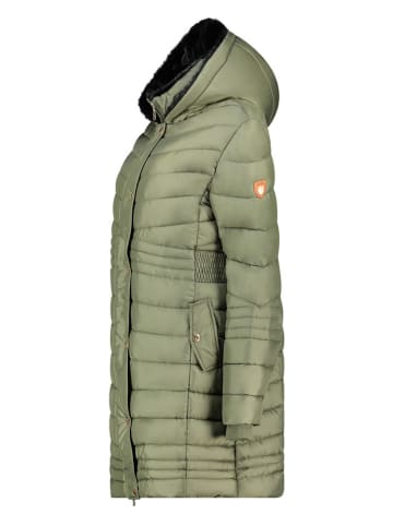 Canadian Peak Płaszcz zimowy "Biensureak" w kolorze zielonym