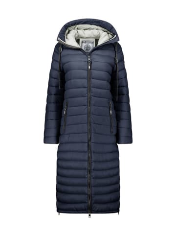 Canadian Peak Doorgestikte mantel "Azuleak" donkerblauw