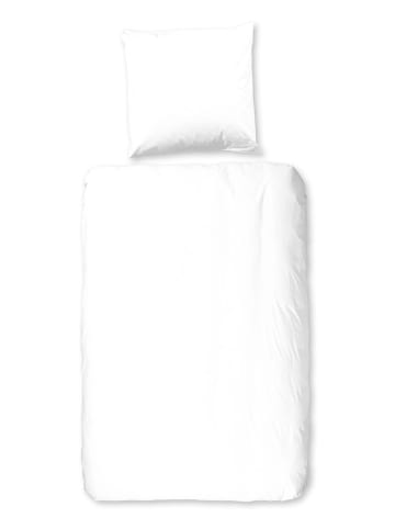 Good Morning Komplet pościeli flanelowej w kolorze białym