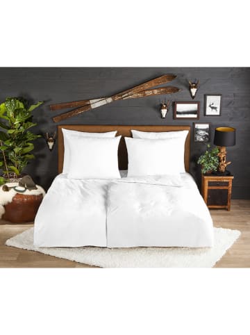 Good Morning Flanellen beddengoedset wit