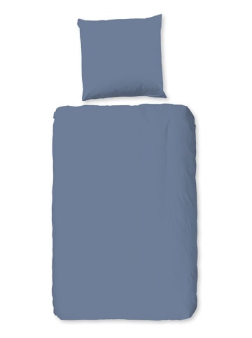Good Morning Flanellen beddengoedset blauw