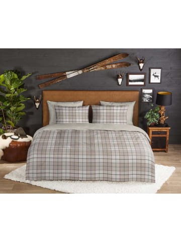 Good Morning Flanell-Bettwäsche-Set "Bernardus" in Beige