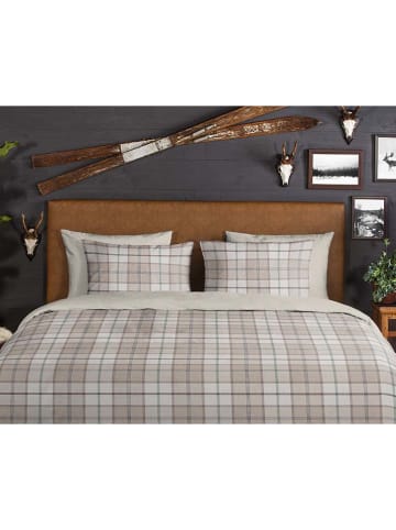 Good Morning Flanellen beddengoedset "Bernardus" beige