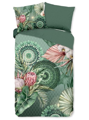 Hip Flanellen beddengoedset "Egor" groen