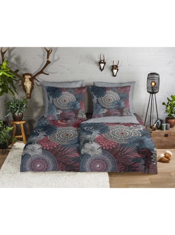 Hip Flanellen beddengoedset "Makenna" grijs