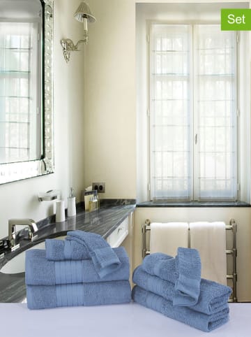 Hip 8-delige handdoekenset lichtblauw