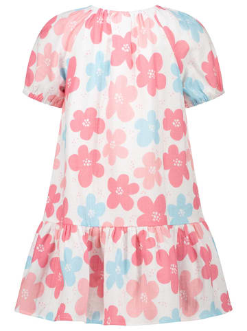 Salt and Pepper Jurk wit/roze/lichtblauw