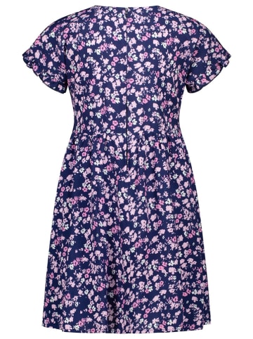 Salt and Pepper Kleid in Lila/ Dunkelblau