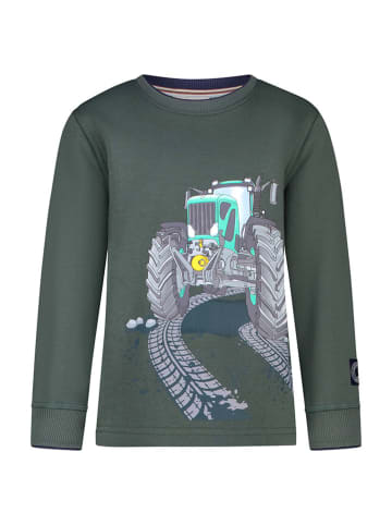 Salt and Pepper Sweatshirt "Tractor" in Khaki