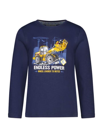 Salt and Pepper Longsleeve "Excavator" in Dunkelblau
