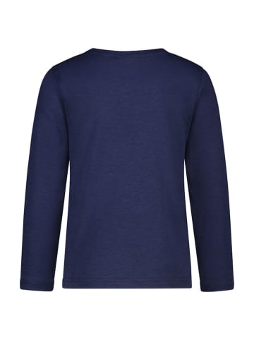 Salt and Pepper Longsleeve "Excavator" donkerblauw