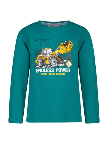 Salt and Pepper Longsleeve "Excavator" in Grün