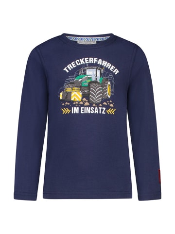 Salt and Pepper Longsleeve "Tractor" in Dunkelblau