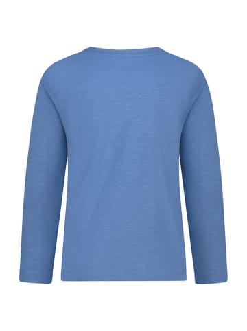 Salt and Pepper Longsleeve "Tractors" in Blau
