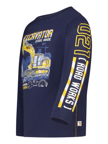 Salt and Pepper Longsleeve "Excavator" in Dunkelblau