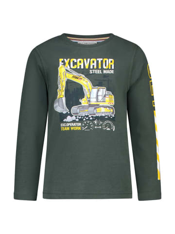 Salt and Pepper Longsleeve "Excavator" in Khaki