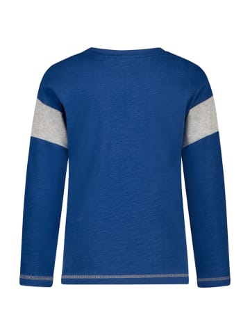 Salt and Pepper Longsleeve "Excavator" in Blau