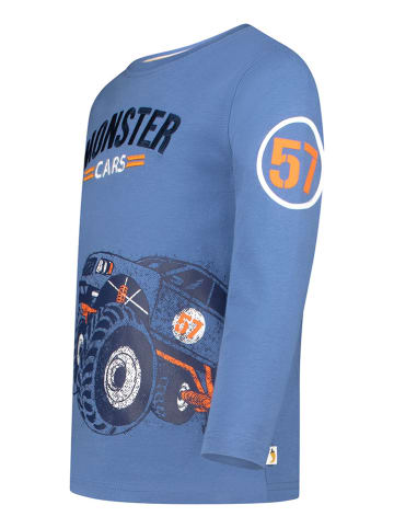 Salt and Pepper Koszulka "Monster cars" w kolorze niebieskim