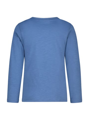 Salt and Pepper Longsleeve "Fire brigade" blauw