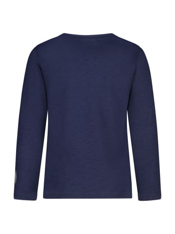 Salt and Pepper Longsleeve "Fire brigade" in Dunkelblau