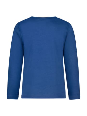Salt and Pepper Longsleeve "Tractor" blauw