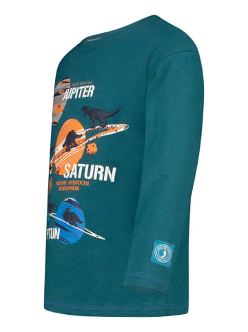 Salt and Pepper Koszulka "Planets" w kolorze zielonym