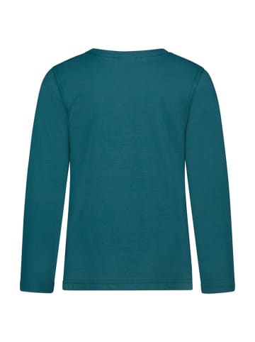 Salt and Pepper Longsleeve "Fire service" in Grün