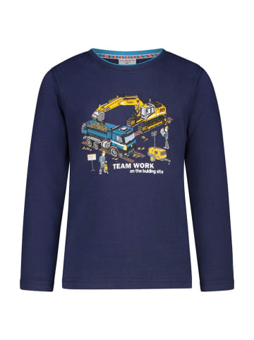 Salt and Pepper Longsleeve "Team work" in Dunkelblau